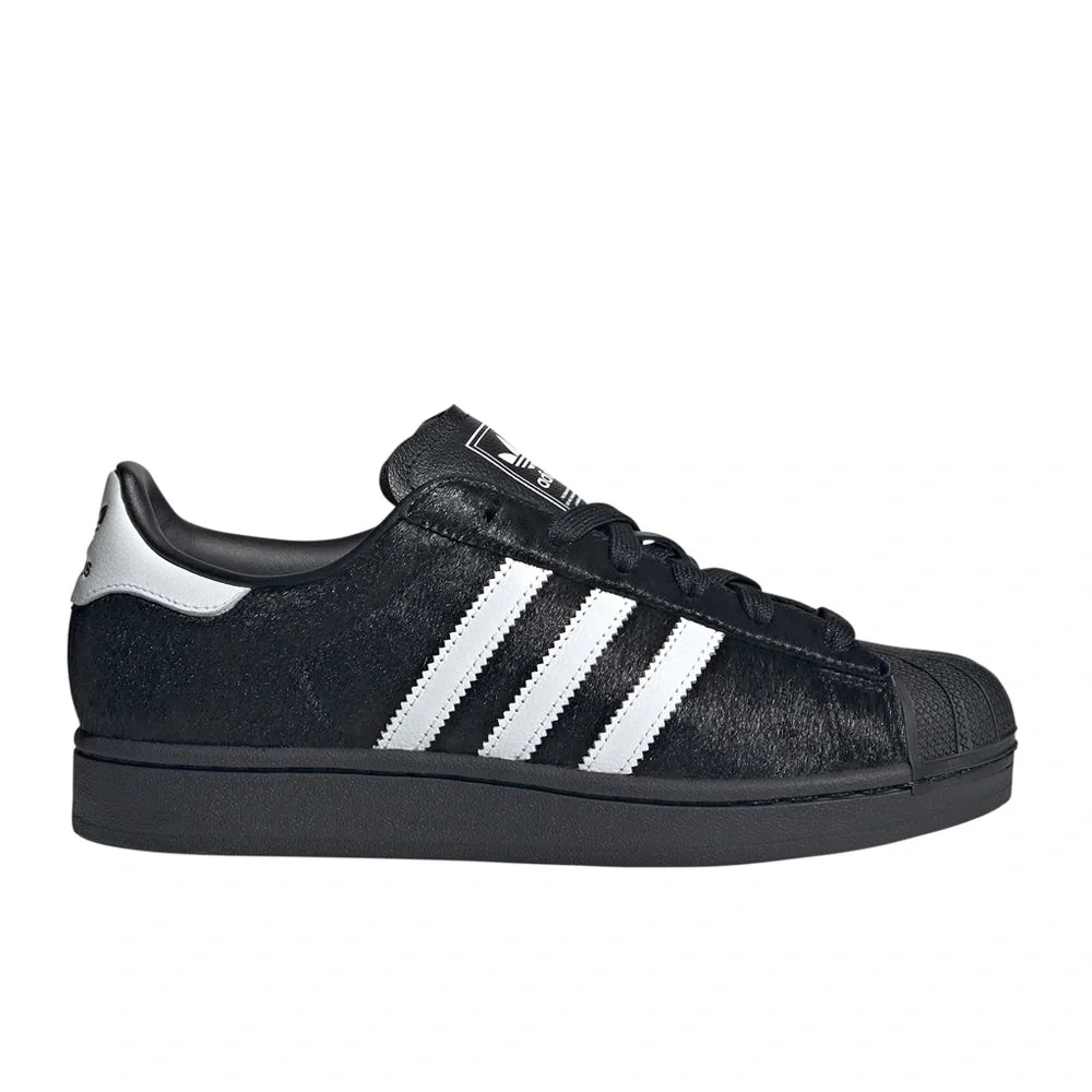 ADIDAS SUPERSTAR II PONY HAIR SNEAKERS